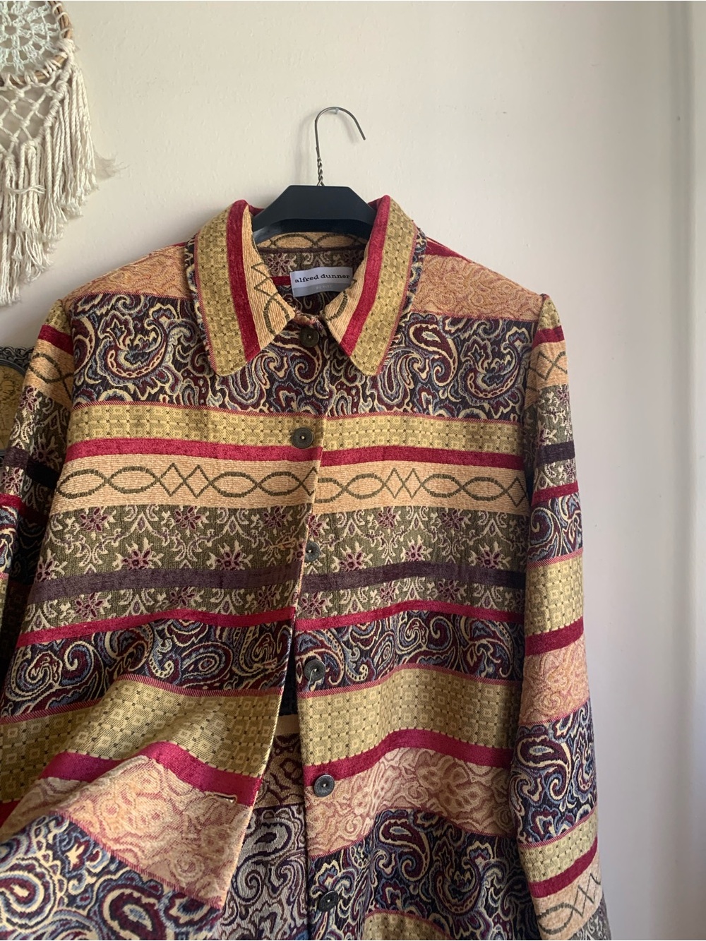 ✨Vintage✨ alfred dunner PETITE // Womens Tapestry Jacket Sz 16P